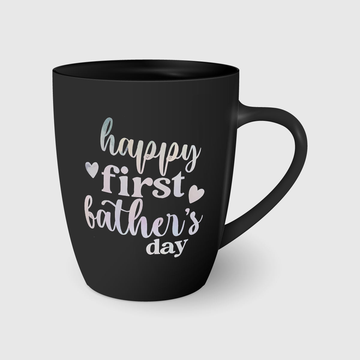 Black Happy First Father's Day 15oz Mug