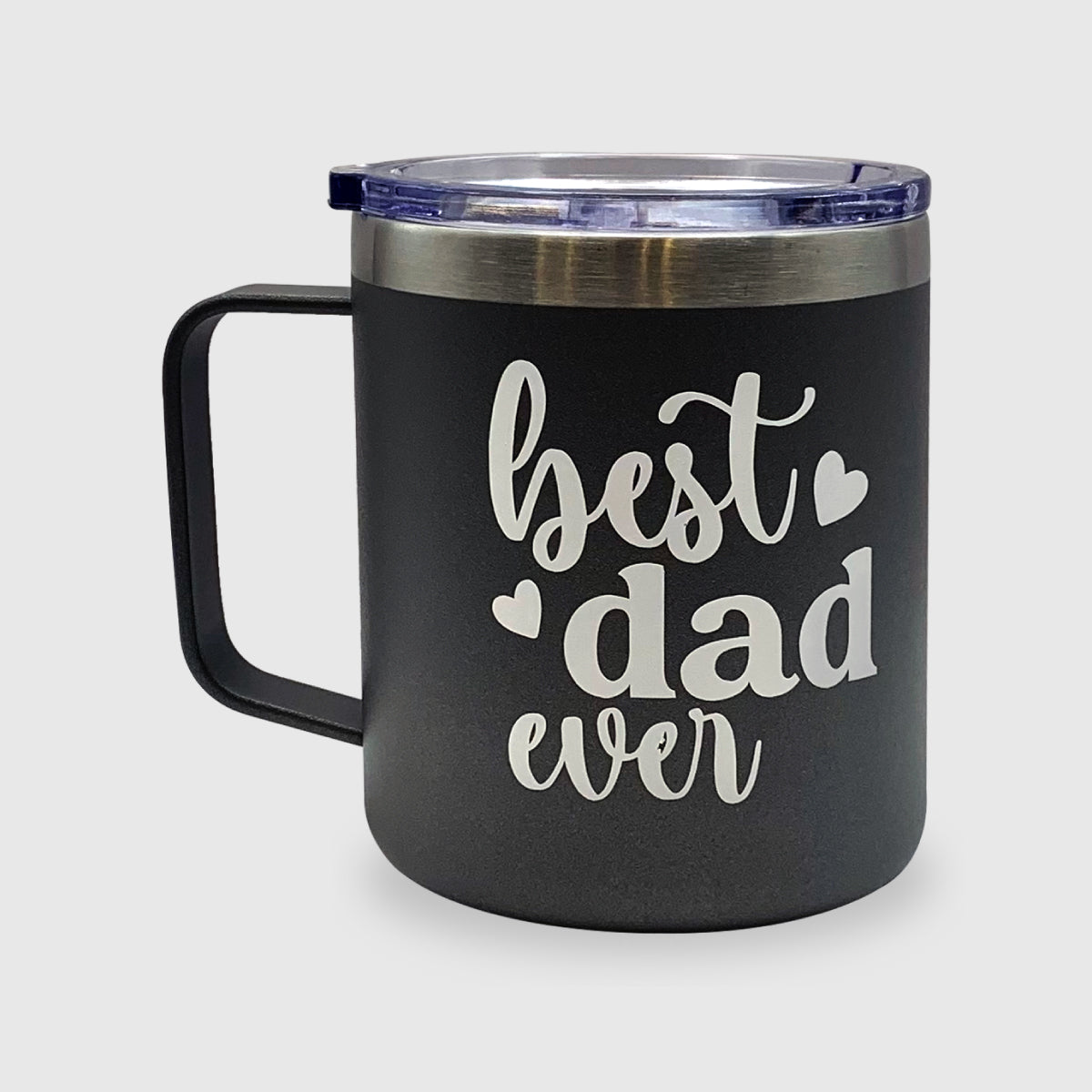 Black Best Dad Ever Coffee Mug 14 Oz.