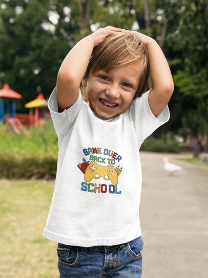Game Over, Back to School T-shirt