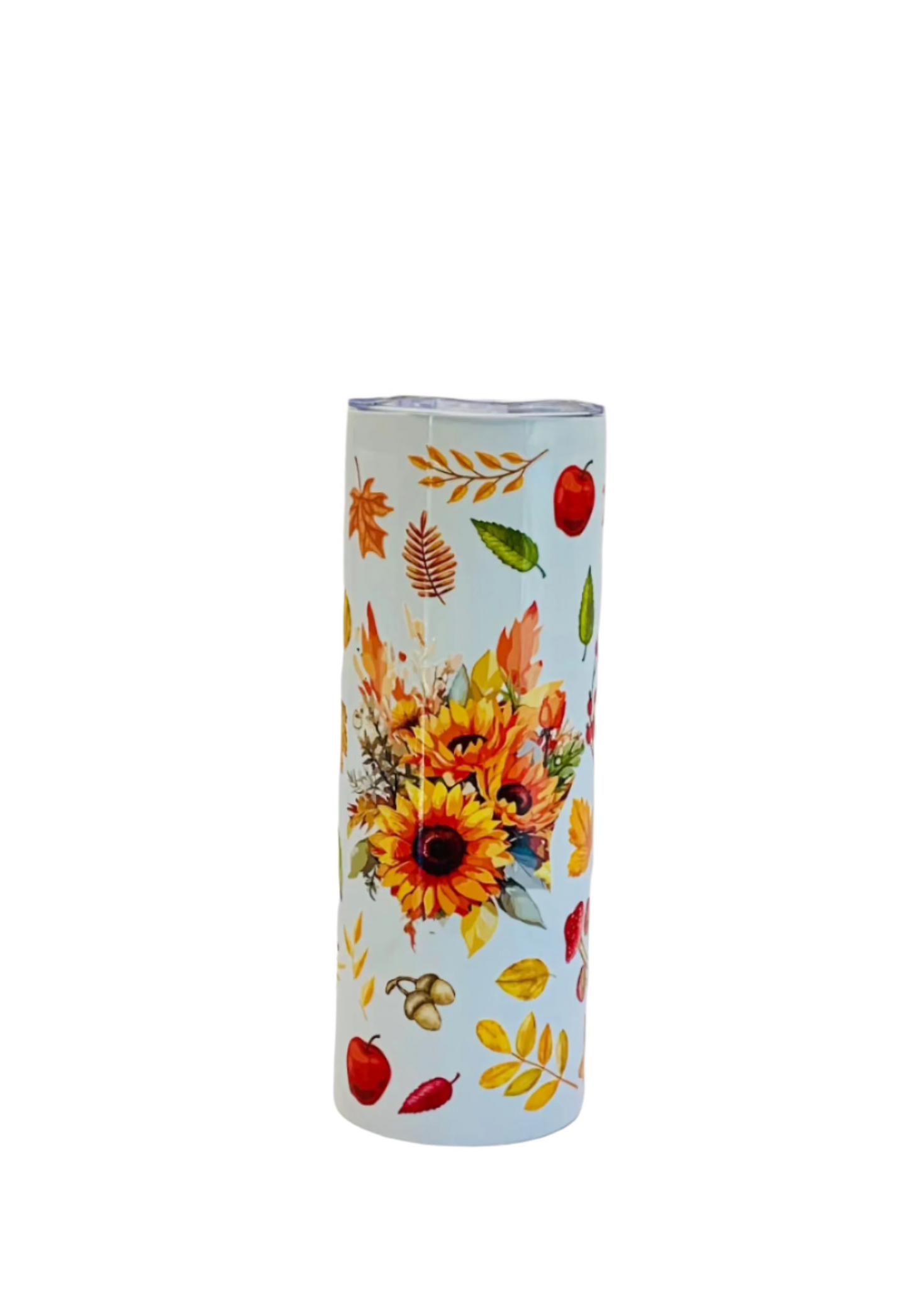 20 Oz Skinny Tumbler - Sunflowers