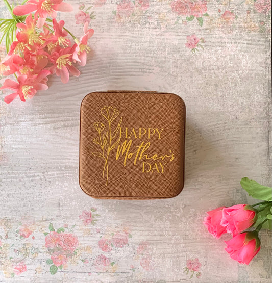 Jewelry Box - Brown/ Happy Mother's Day