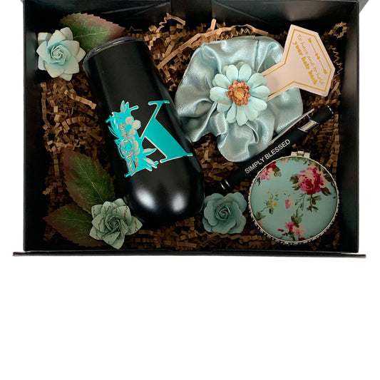 Bridesmaid Giftbox - Black and Teal