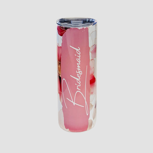 20 Oz Skinny Tumbler - Bridesmaid