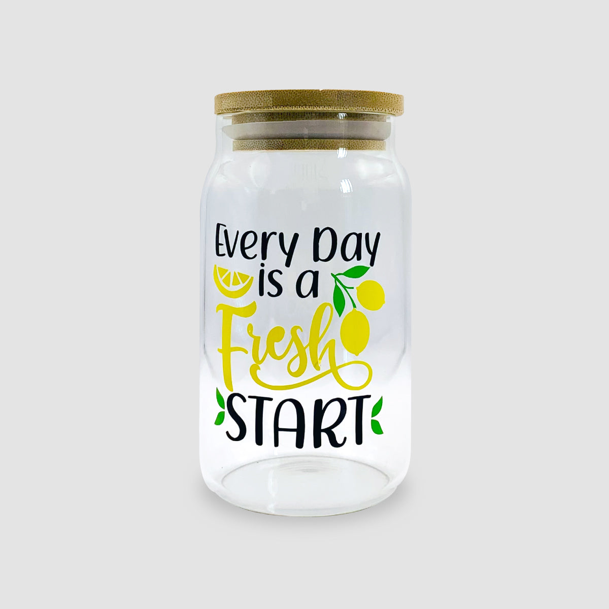 Everyday is a Fresh Start Glass Cup