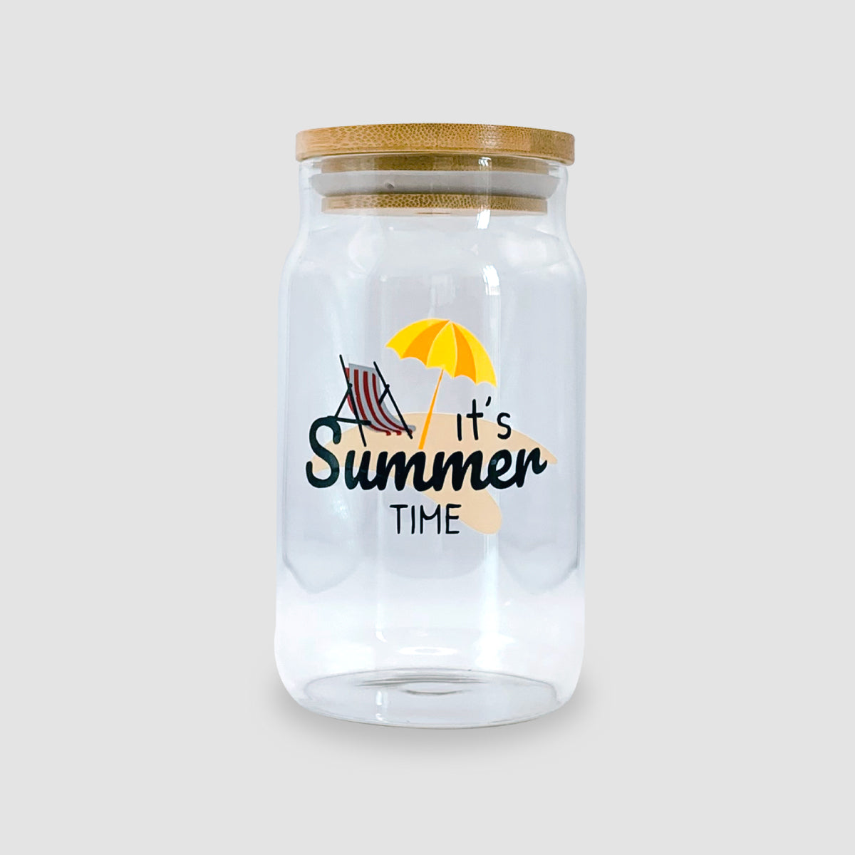 It is Summer Time Glass Cup