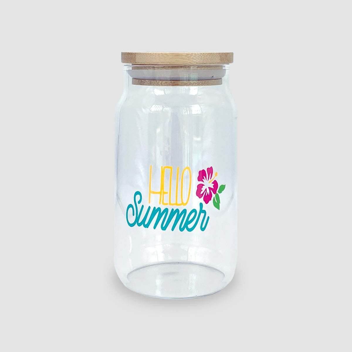 Hello Summer Glass Cup