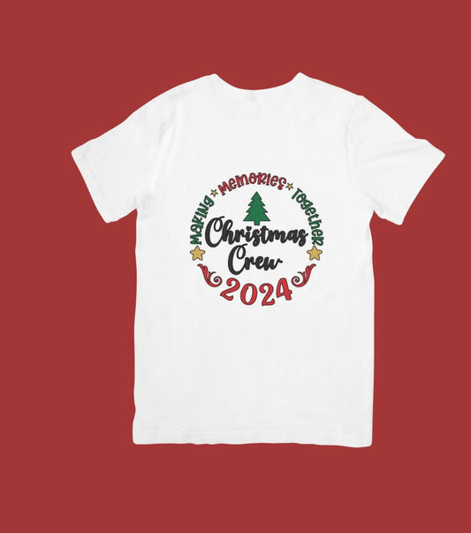 Short Sleeve T-shirt "Christmas Crew 2024"