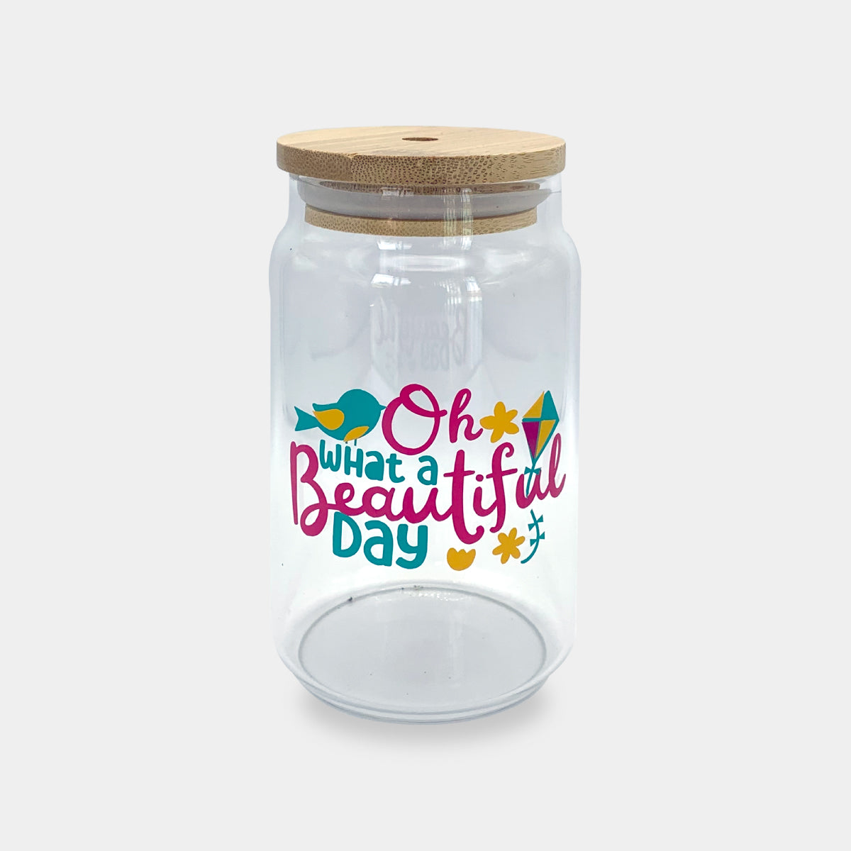 Oh What a Beautiful Day Glass Cup