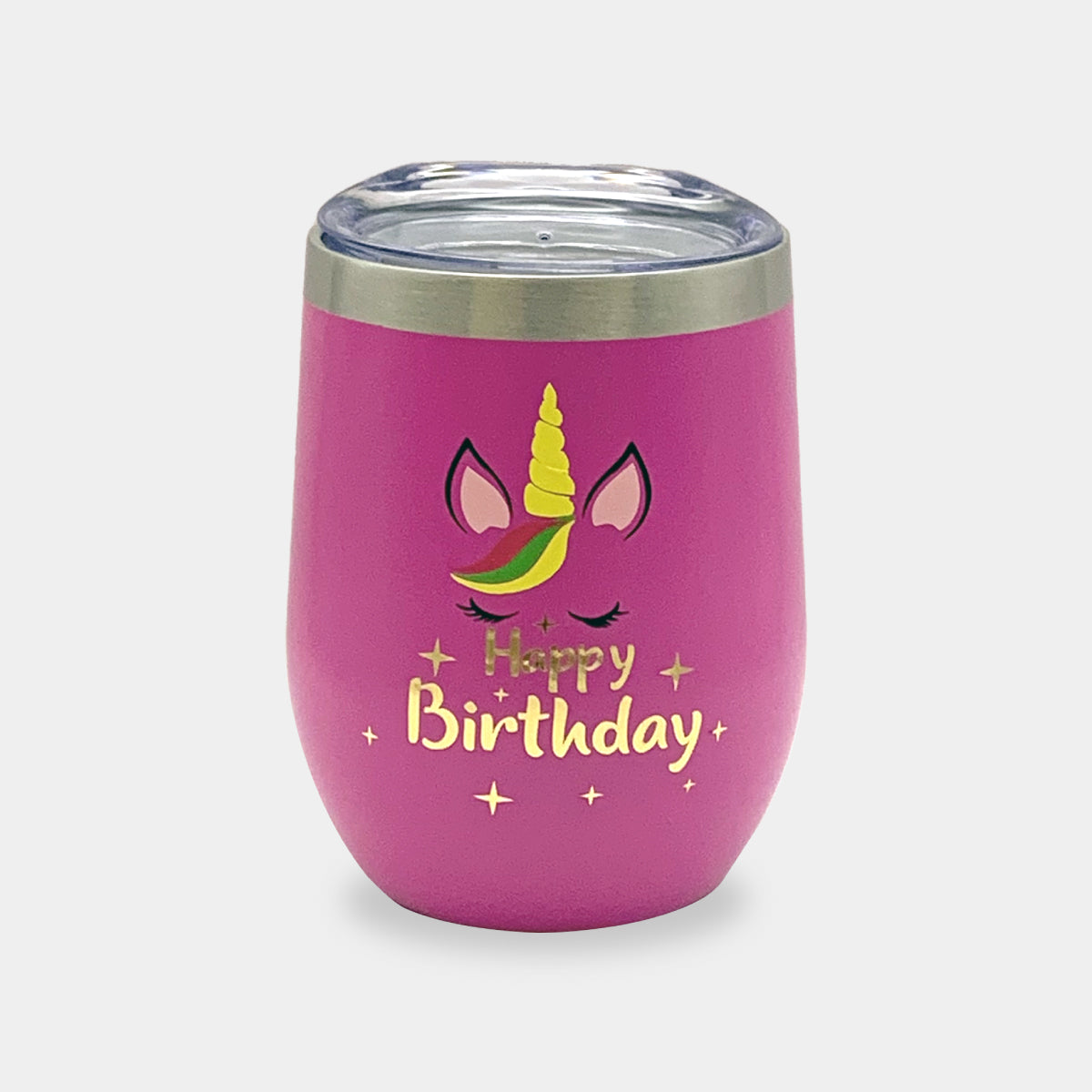 Happy Birthday Unicorn Tumbler