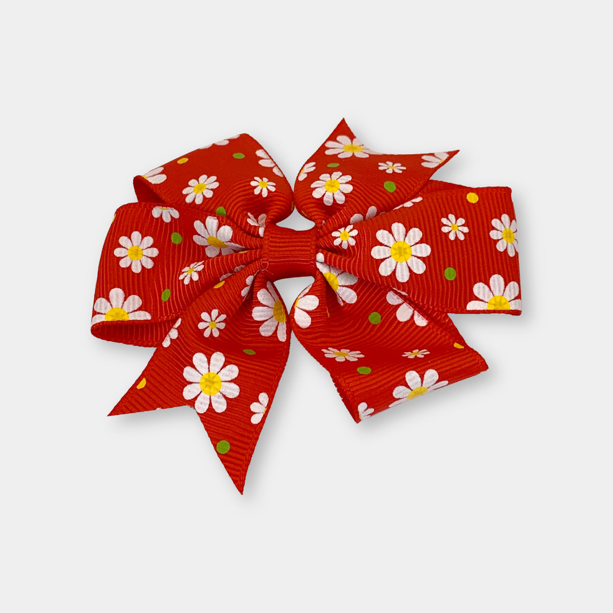 Red Bow with White Flowers (2 pack)